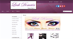 Desktop Screenshot of lashdomain.com